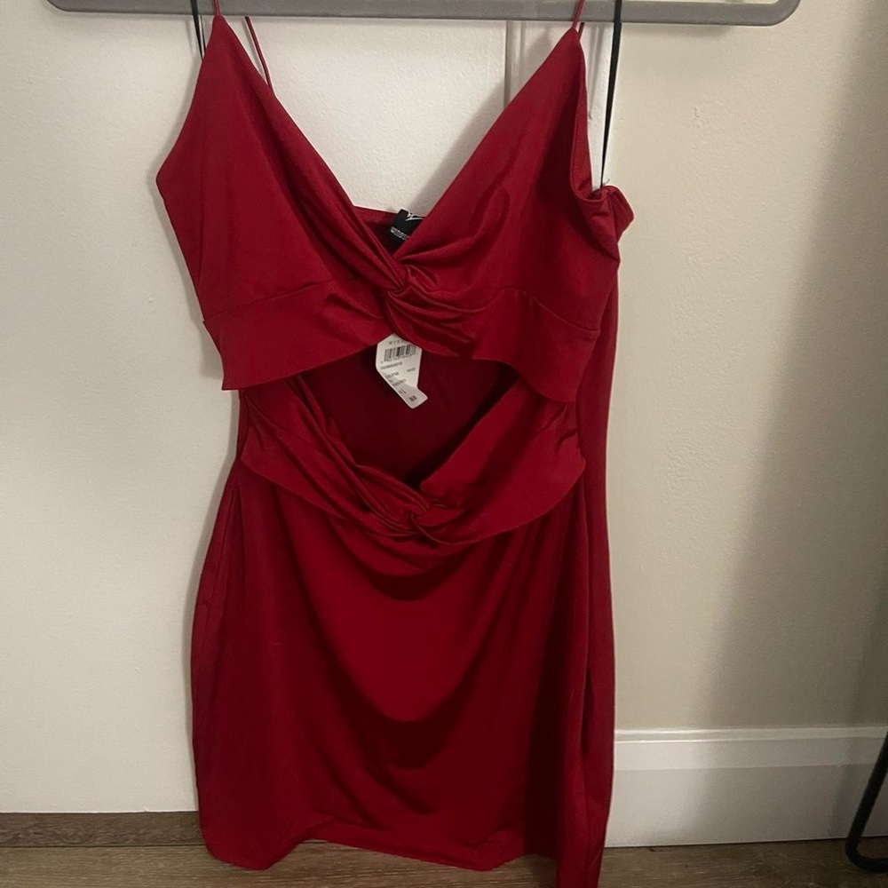 Elegant Red Women's Dress